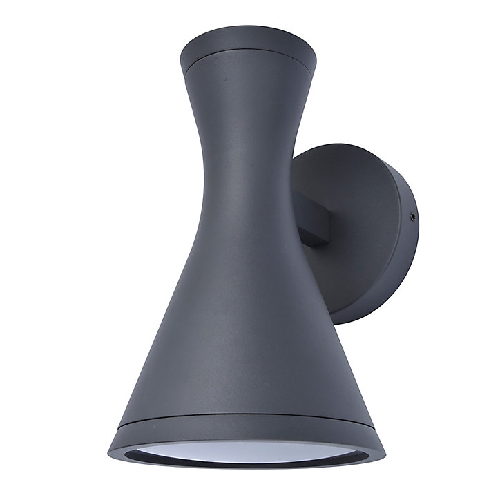Applique murale extérieur Brund 30W GU10 IP44 Lutec noir GU10 L.16,1 cm x H.21,8 cm x P.14,3 cm