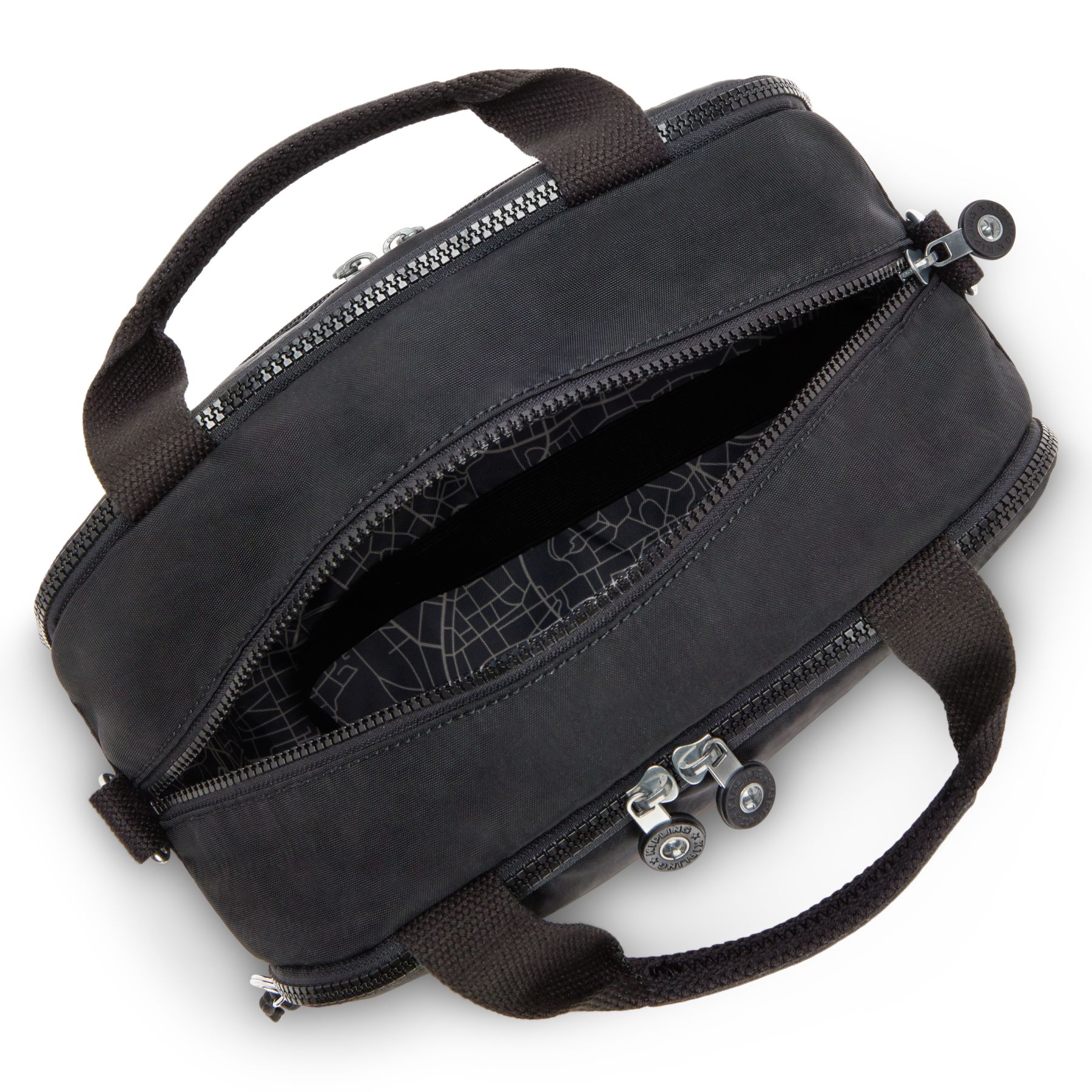 PALMBEACH Trousse de Toilette Moyenne avec Manchon pour Valise - Black Noir