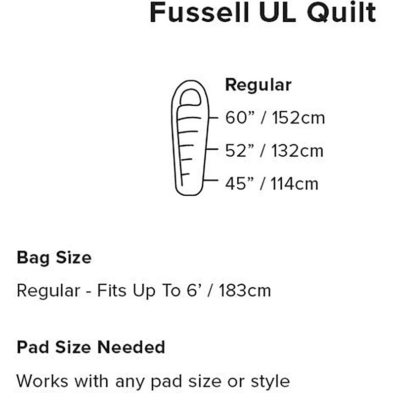 Big Agnes Fussell UL Quilt