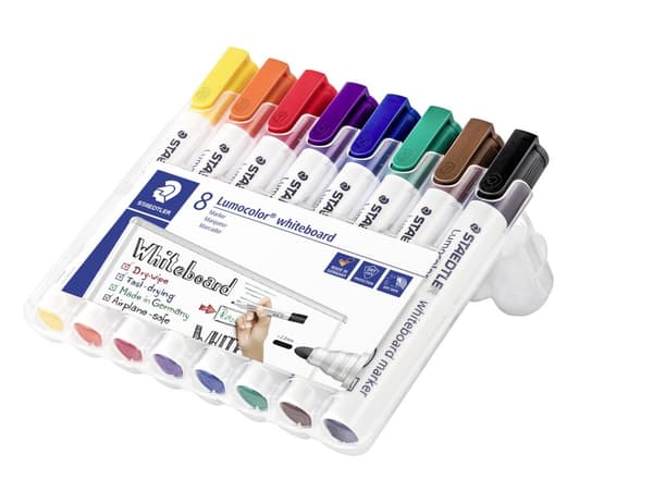 Lumocolor Whiteboardtusj 8 stk. Staedtler