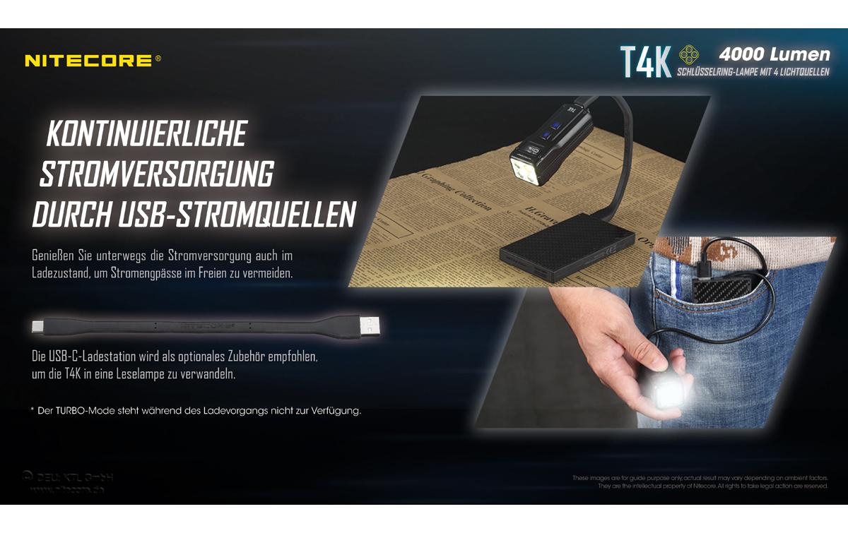 Taschenlampe T4KLED-Taschenlampe