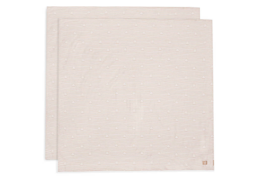 hydrofiele doek large Miffy Stripe Biscuit - set van 2