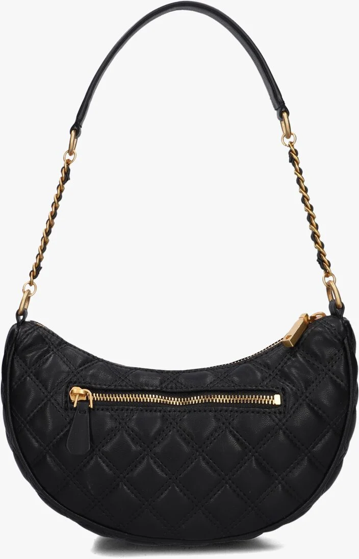 GUESS zwarte guess schoudertas giully top zip shoulder