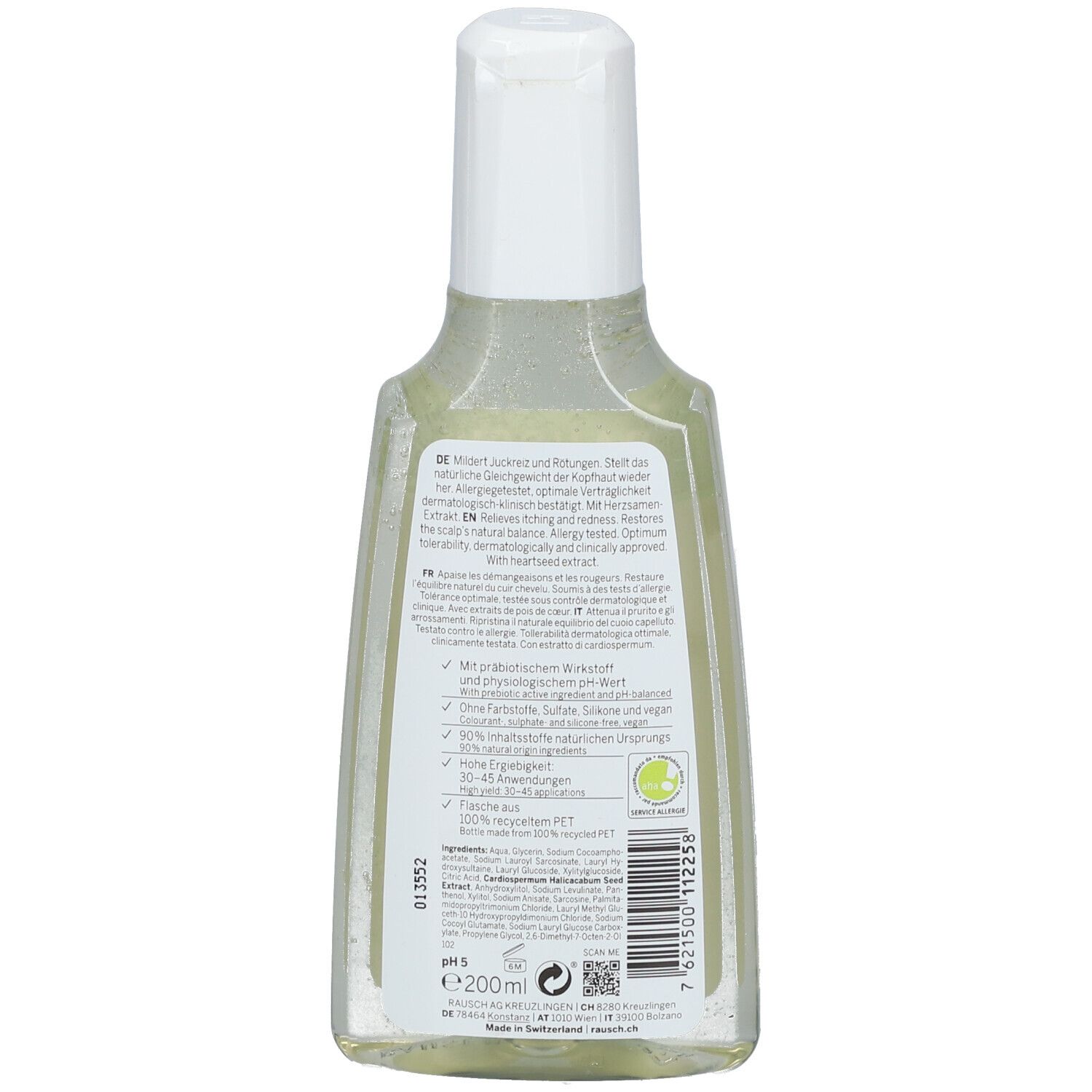 RAUSCH Sensitive-Shampoo mit Herzsamen