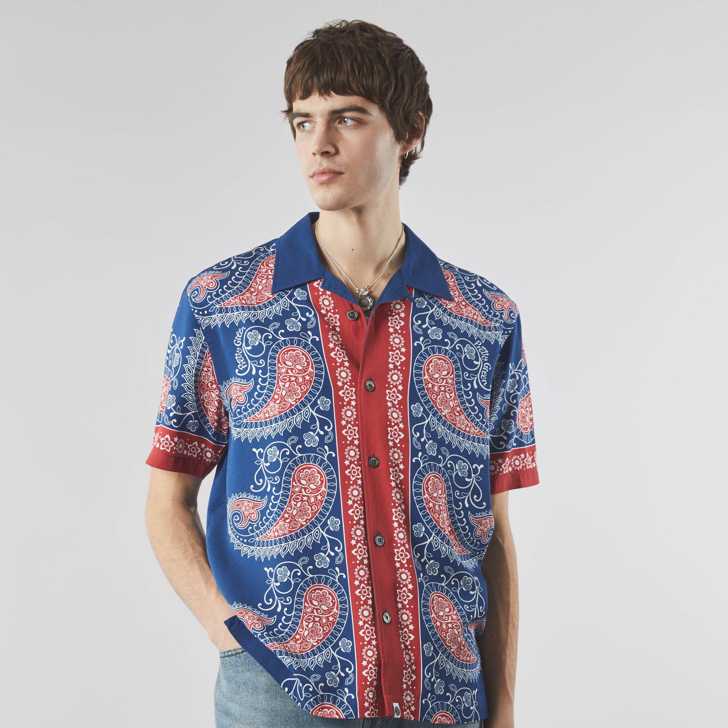 Pretty Green Laguna Paisley Short Sleeve Shirt
