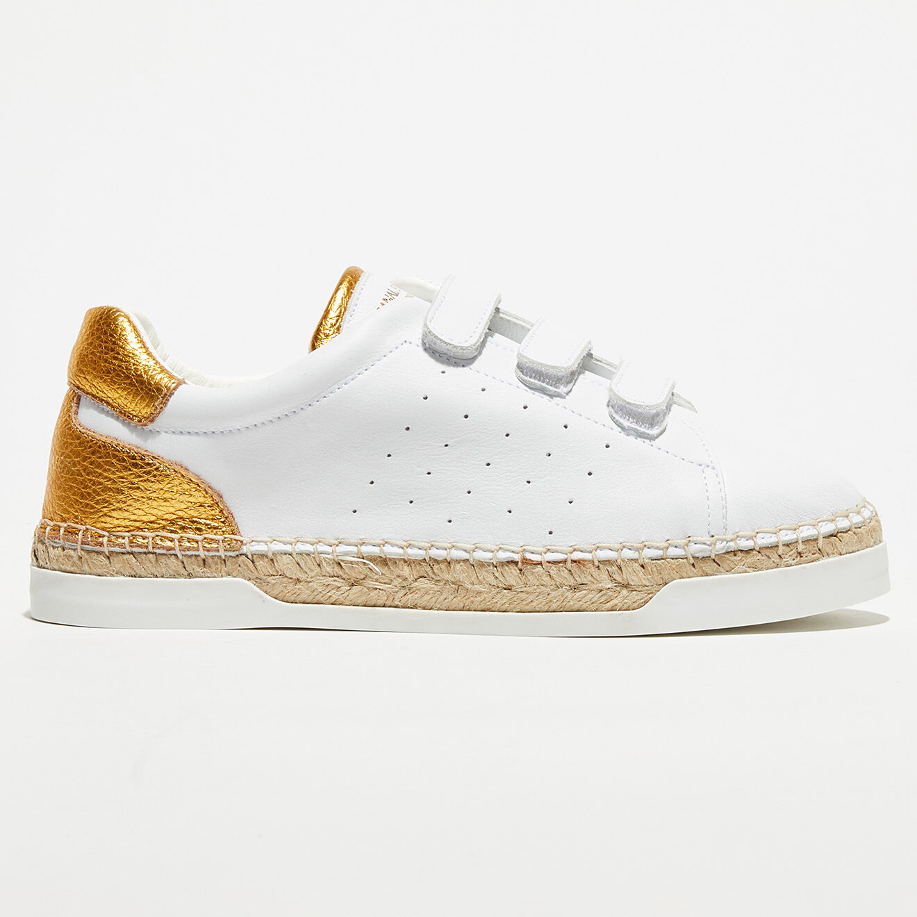 Canal Saint Martin Sneakers en Cuir Wonder curcuma