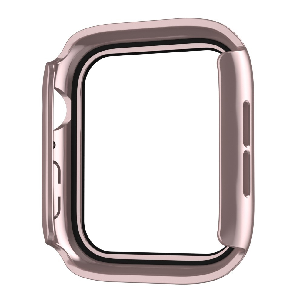 Apple Watch (41 mm) Hardcase Bumper   Display Schutzglas (IP68) - Roségold