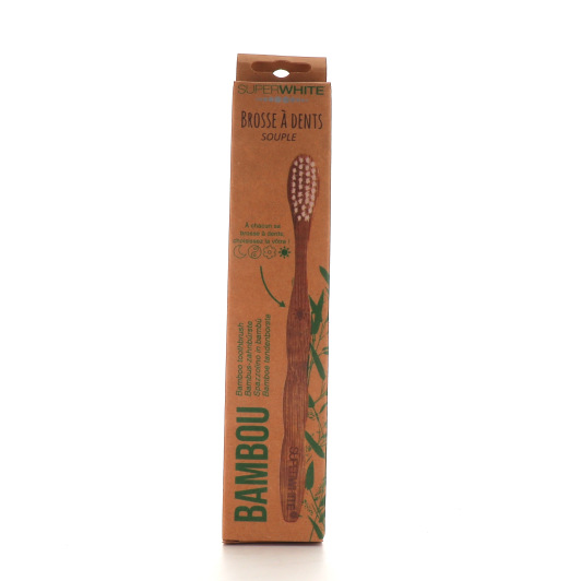 Superwhite brosse à dents bambou - Eco responsable et écologique