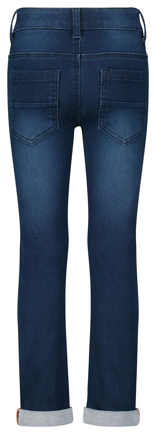 pantalon jogdenim enfant modèle skinny bleu foncé