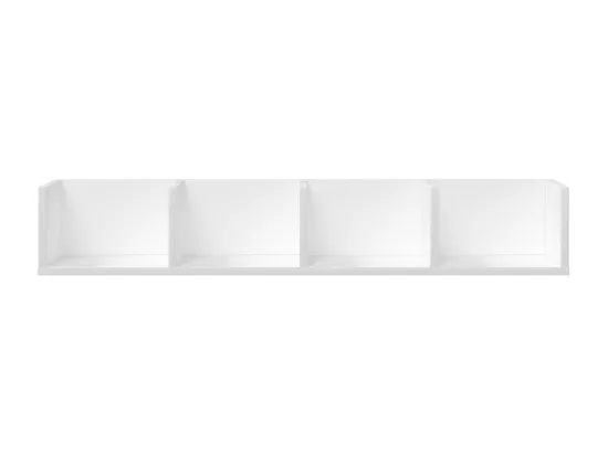 Armoires murales 2 pcs blanc 99x18x16,5 cm bois d'ingénierie