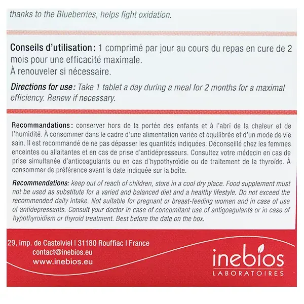 Inebios Venofine 60 comprimés