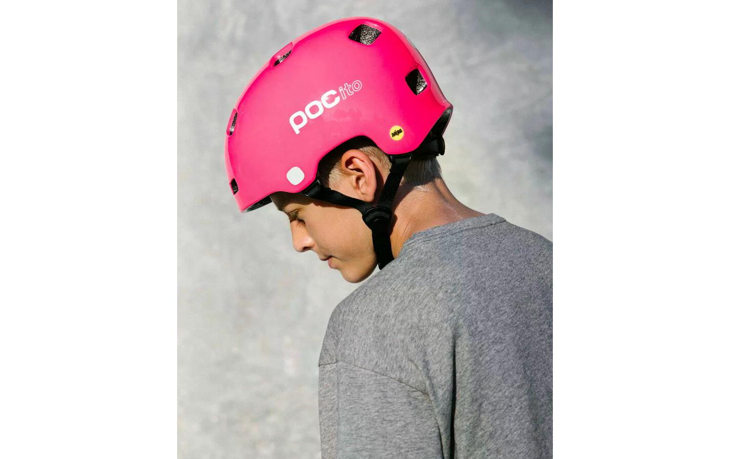 Kinderhelm Crane MIPS Fluorescent PinkKinderfahrradhelm