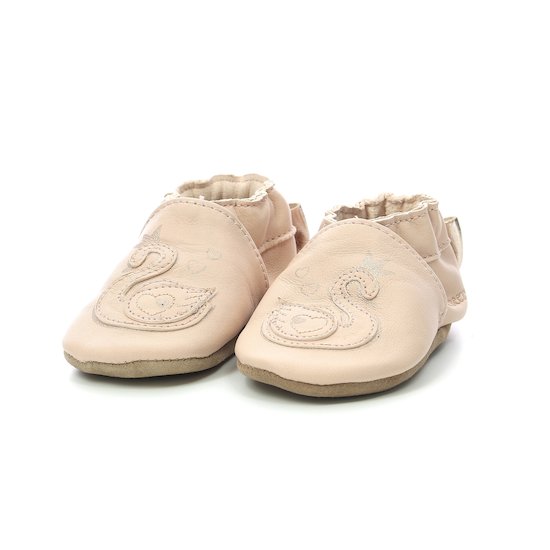 Chaussons Pretty Swan    Rose clair        17/18   de               Robeez