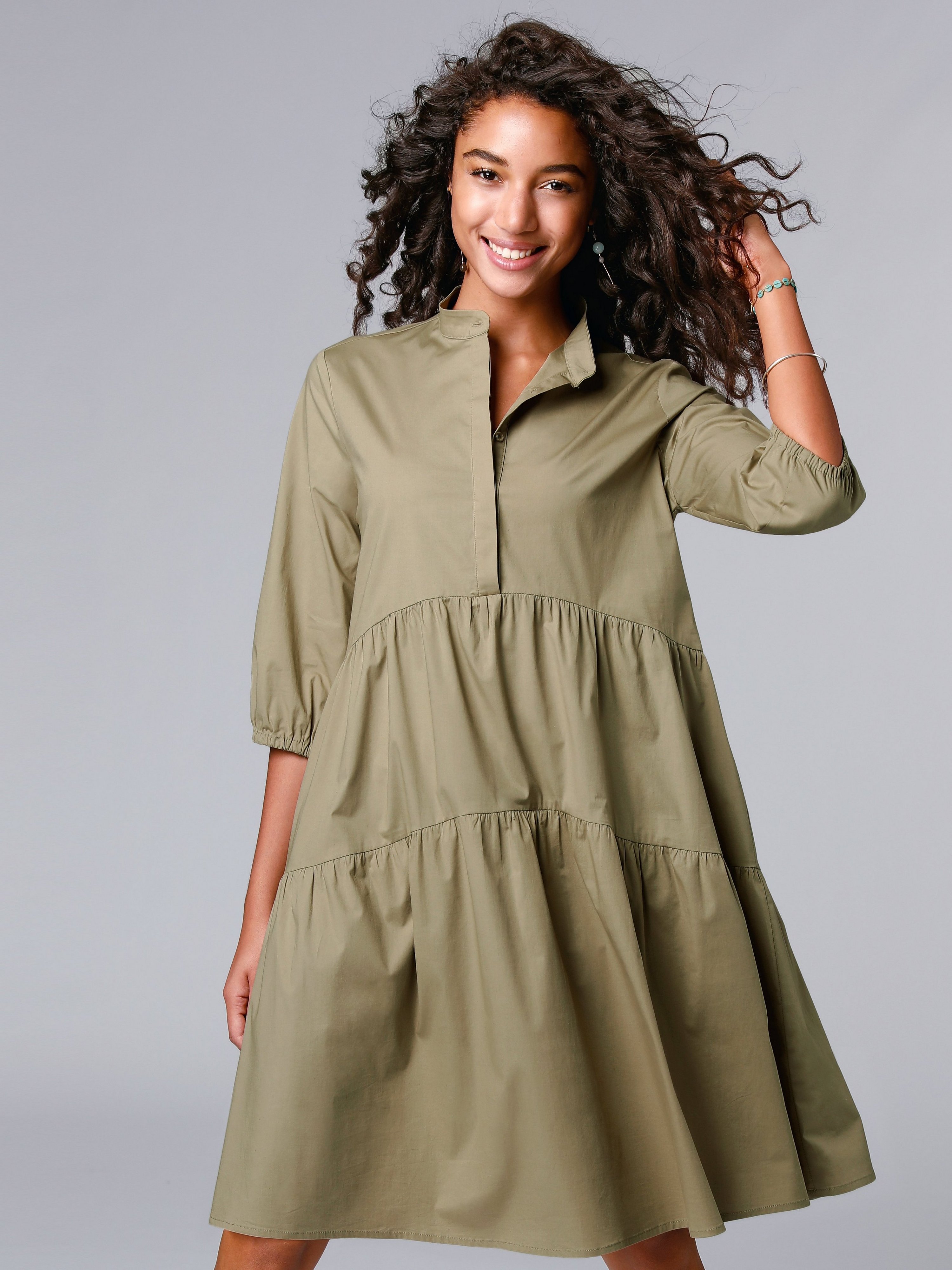 Kleid mit 3/4-Arm