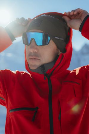 REV Sportbrille  sky black  M