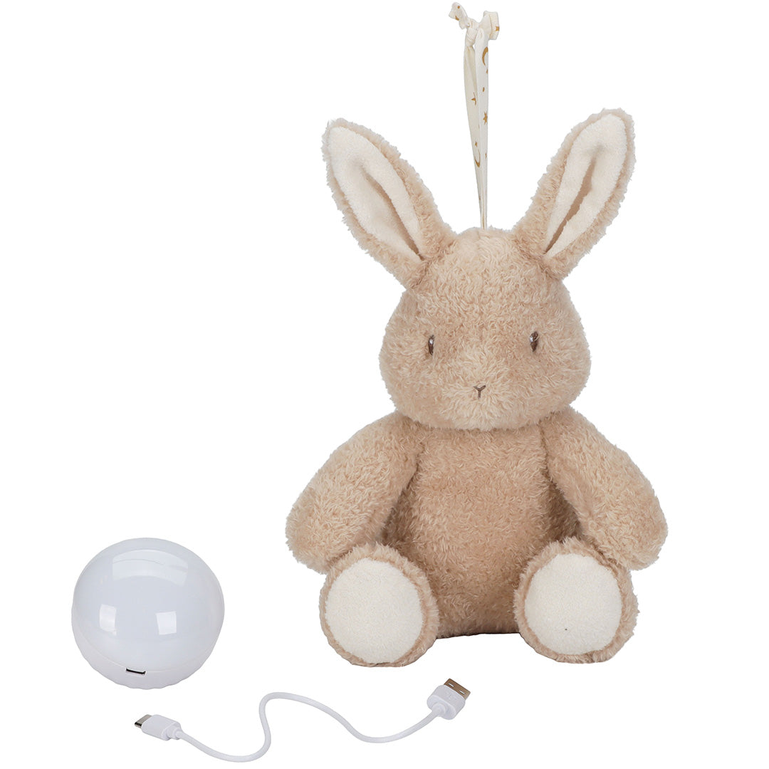 little dutch knuffelkonijn met licht en geluid