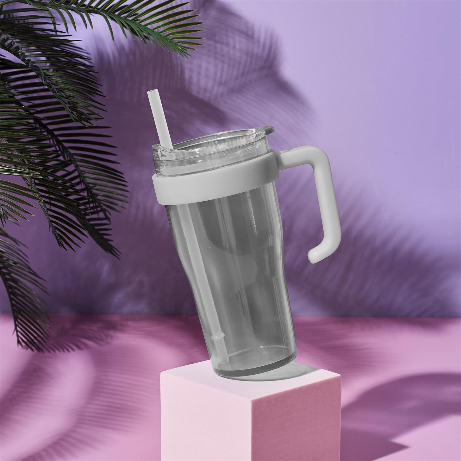 MUG TRANSPORT MINI MIAMI TRANSPARENT 600ML