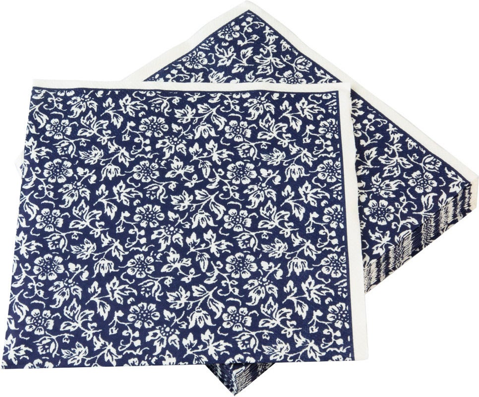 Laura Ashley servet Alyssa blauw 20 stuks