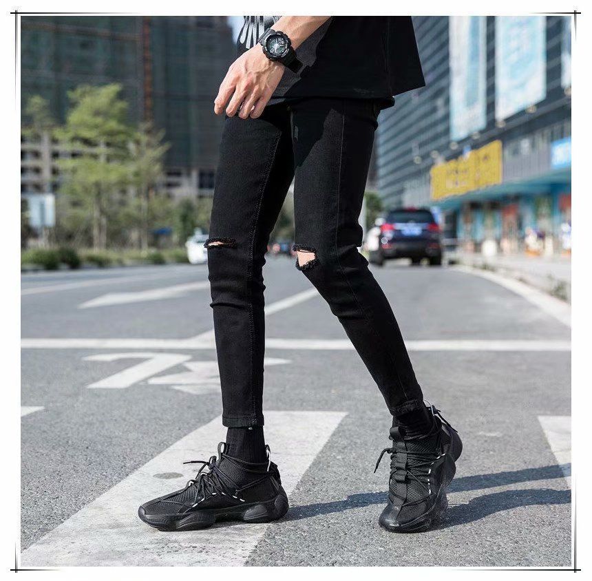 GRAYCIOUS - Versleten skinny jeans