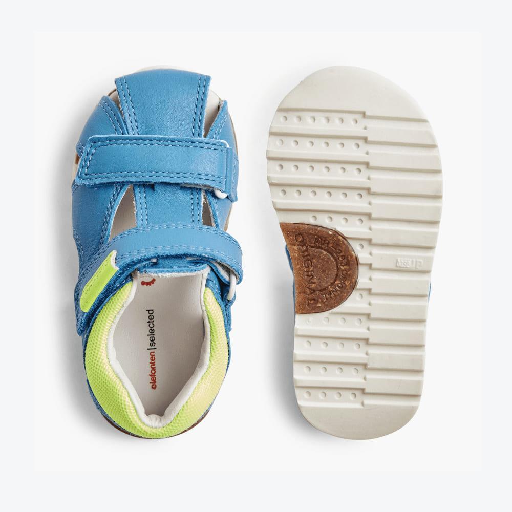 Elefanten Kindersandalen - Seven Satchi - Blau/Gelb