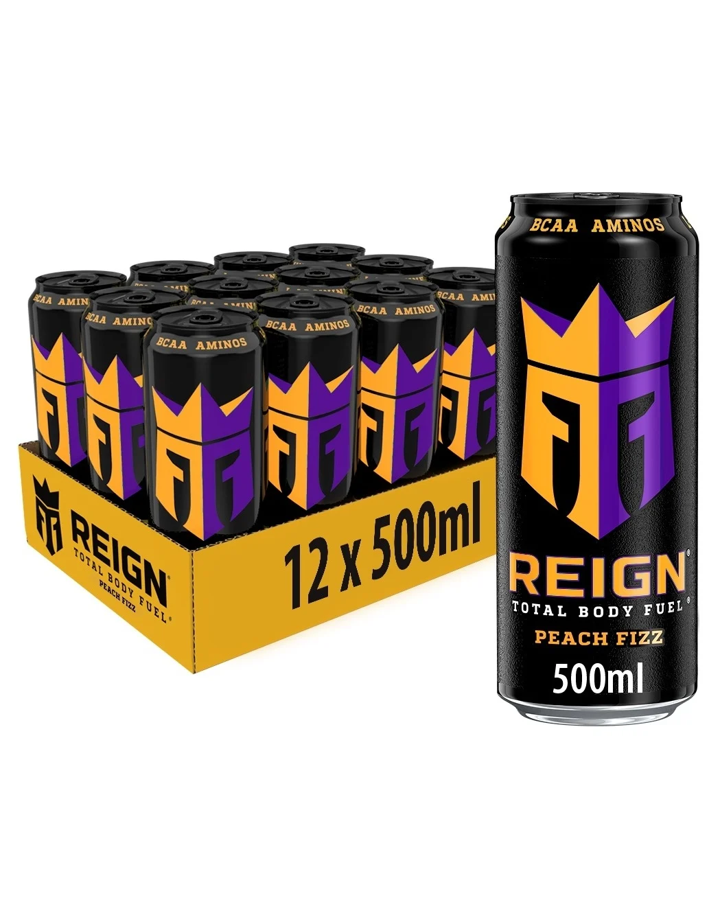 REIGN Peach Fizz 12x500ml