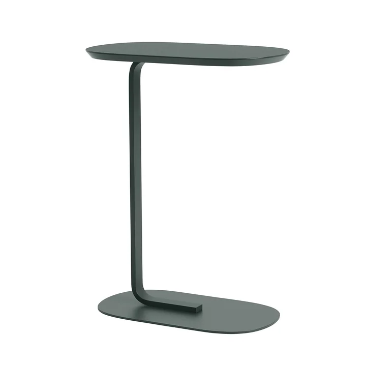 Muuto - Relate Side Table, H 73,5 cm, dunkelgrün