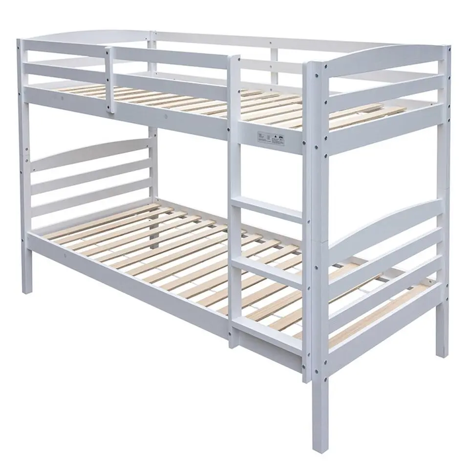 Rousseau Stapelbed Roy 90x200 - splitsbaar - wit grenen