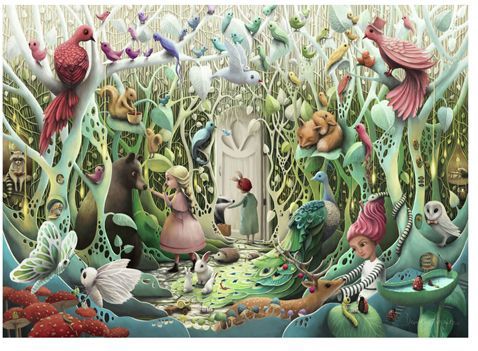 Ravensburger - De Geheime Tuin - Puzzel - 1000 Stukjes - Karton