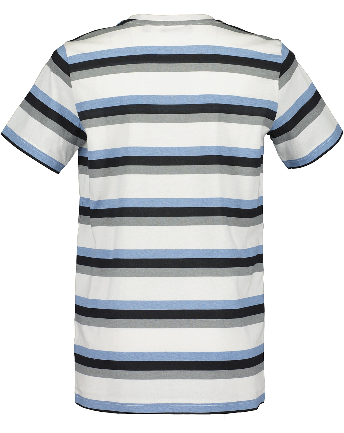 T-Shirt ALLOVER STREIFEN in offwhite