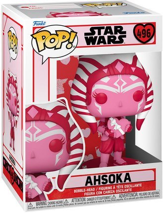 Figurine POP Bobble  Ahsoka Star Wars Saint Valentin