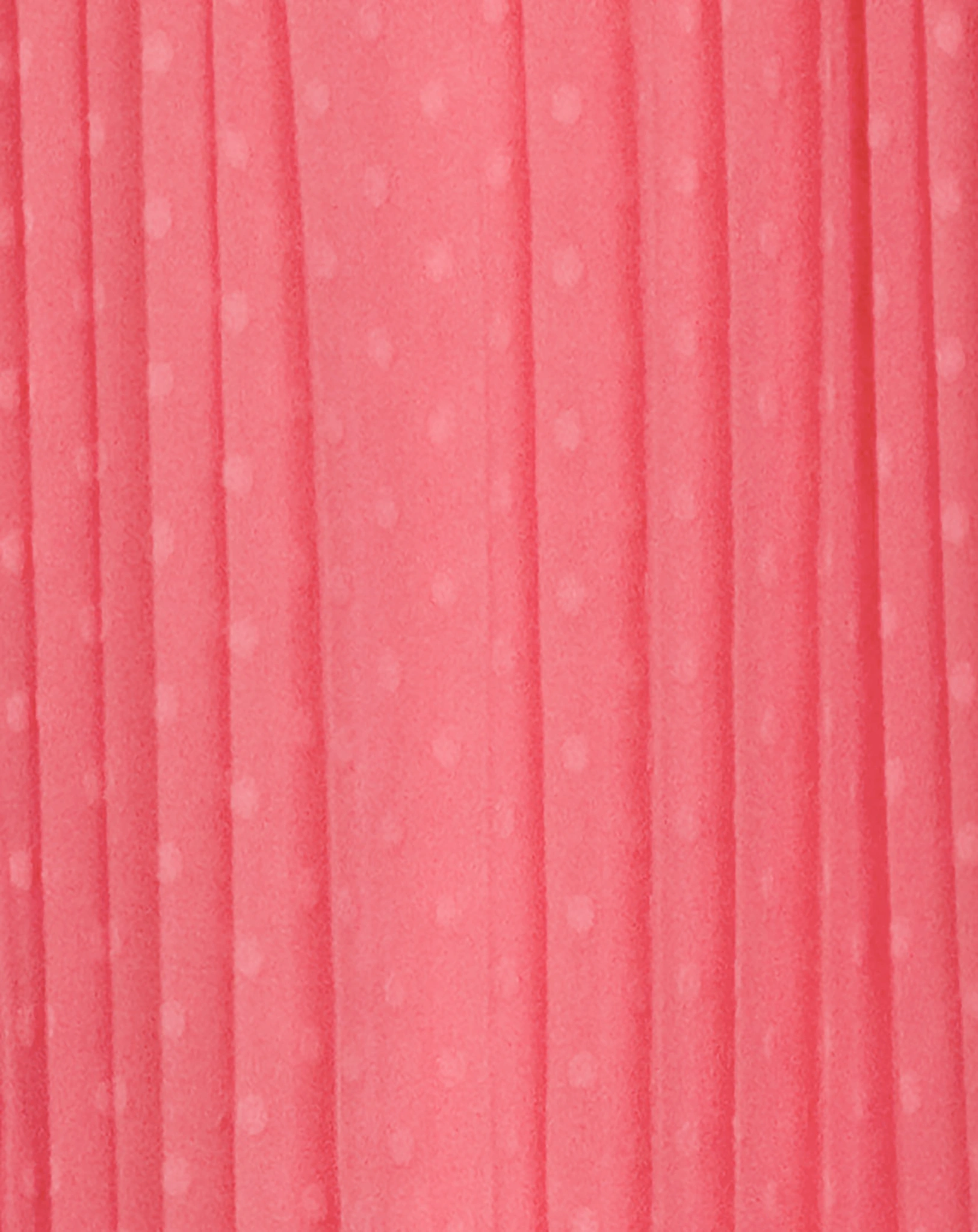 Kurzarmkleid DOTS mit Rüschen in coral