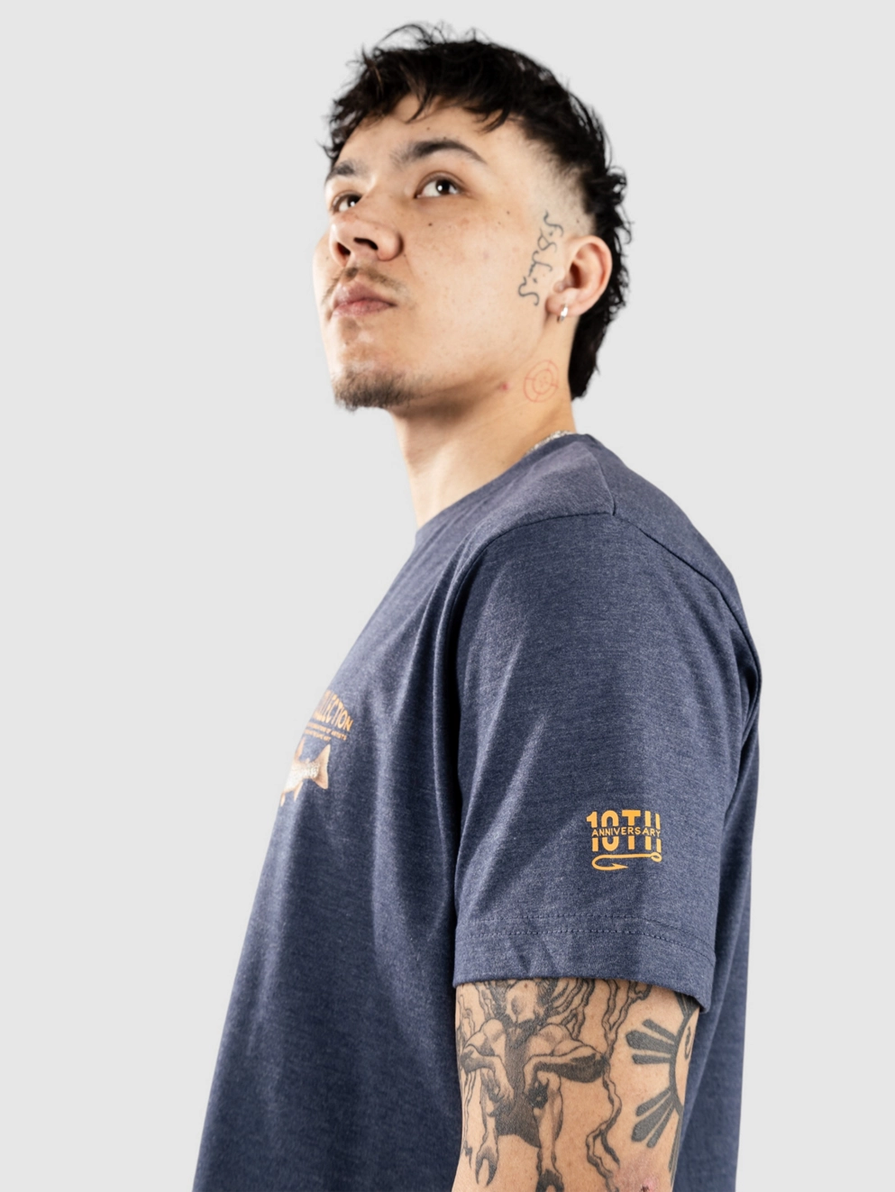 Picture D&S Panther T-Shirt a dark blue melange