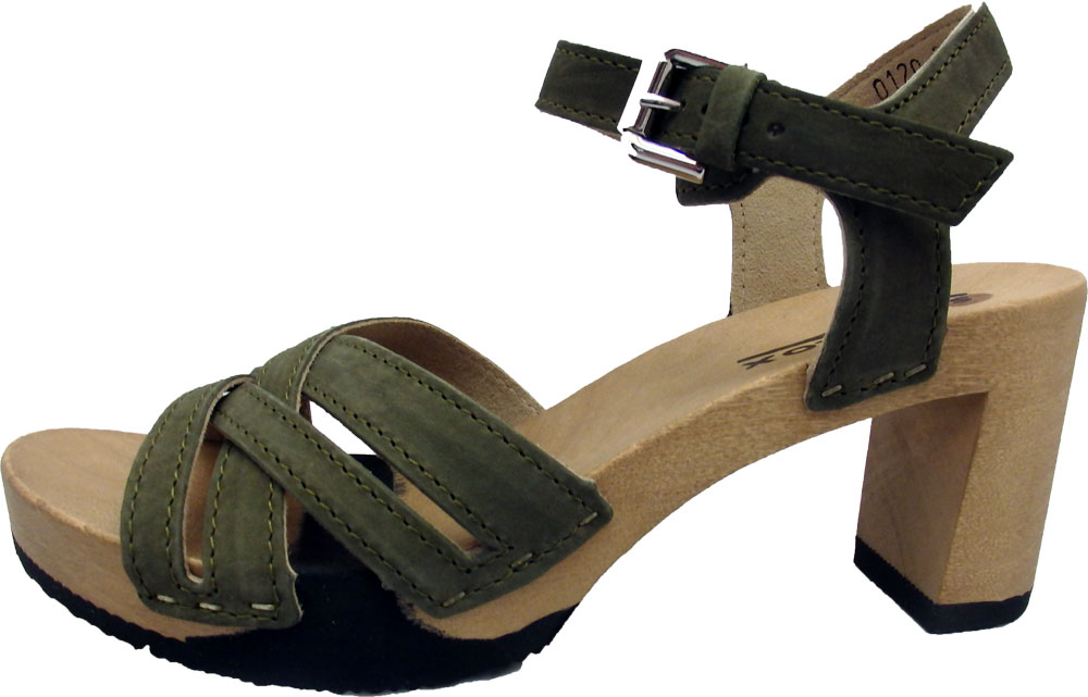 Softclox Sandalette LANEA Nature Nappa oliv
