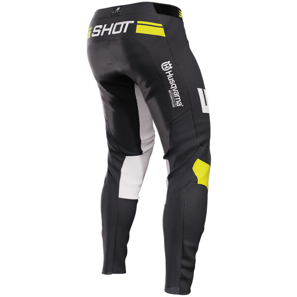 Shot - Pantalon Aerolite Husqvarna 2024 - Edition limitée Noir / Blanc