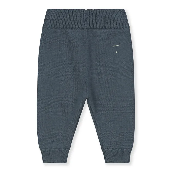 Gray Label Jogger Coton Bio Tricot | Bleu gris