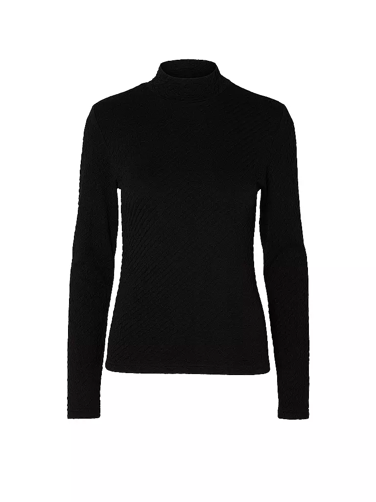 SELECTED FEMME Stehkragenshirt SLFGINNY schwarz