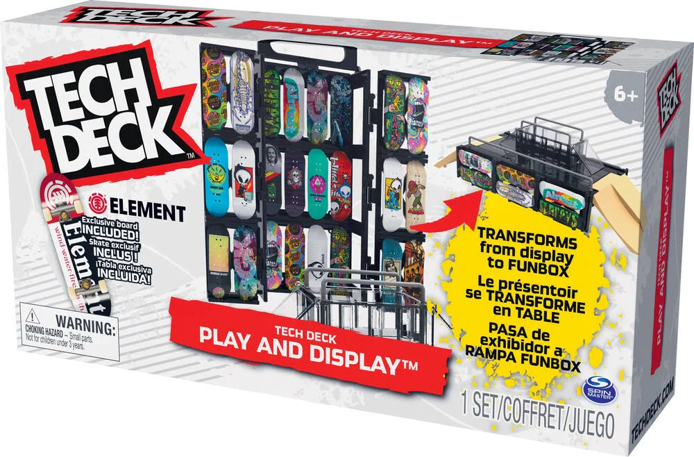 TECH DECK COFFRET TRANSFORMABLE PLAY & DISPLAY