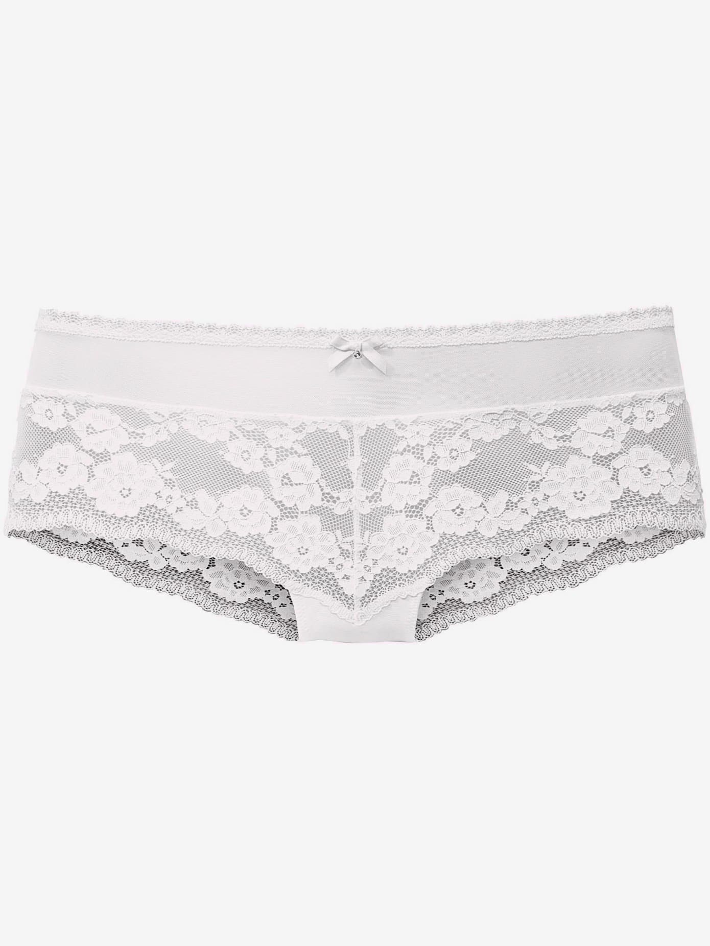 Panty féminin en dentelle florale