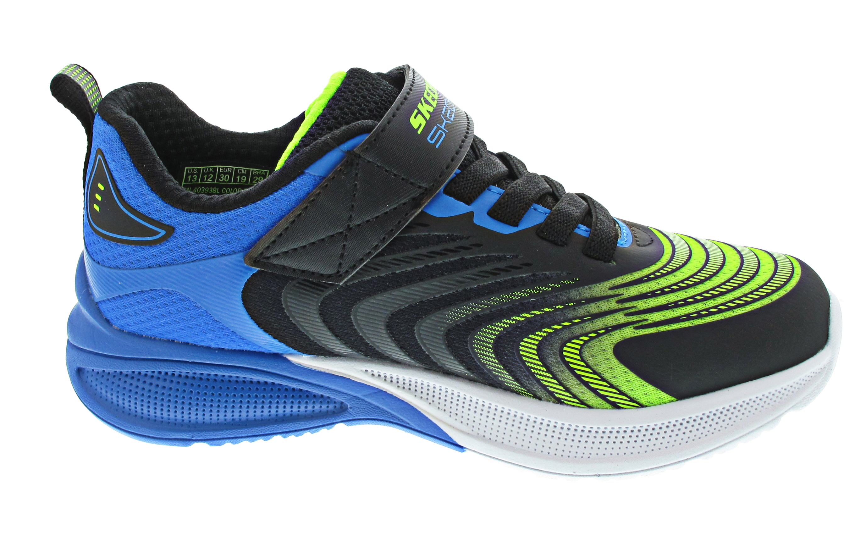 Skechers Microspec Max Advance Vor Sneaker schwarz