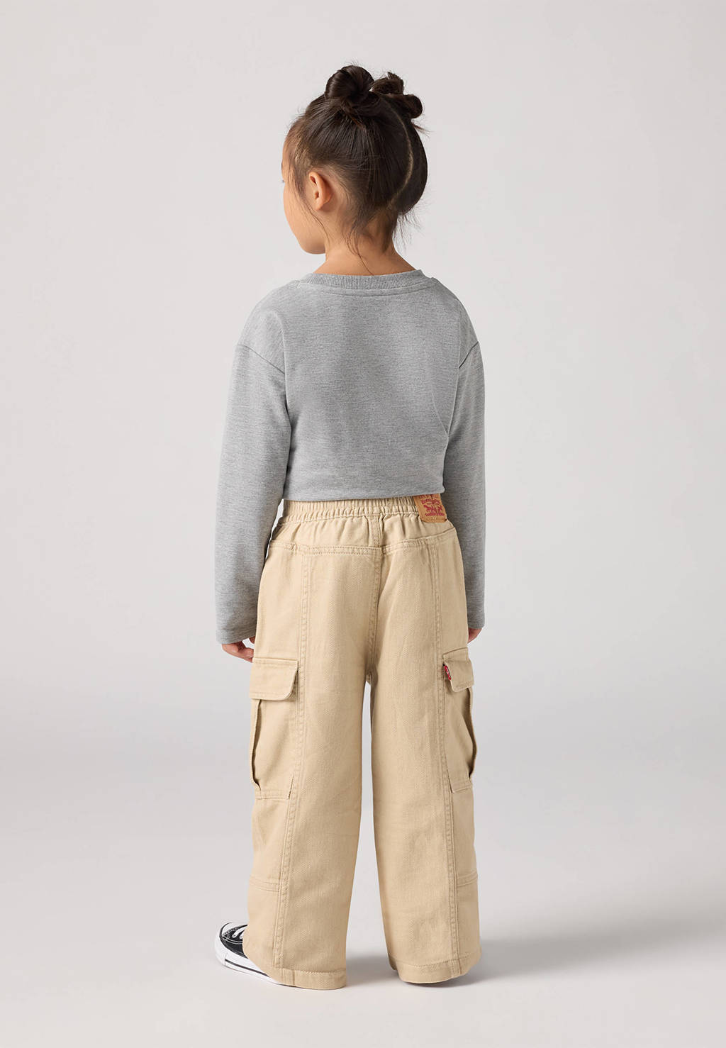 Levi's 94 wide leg cargobroek beige