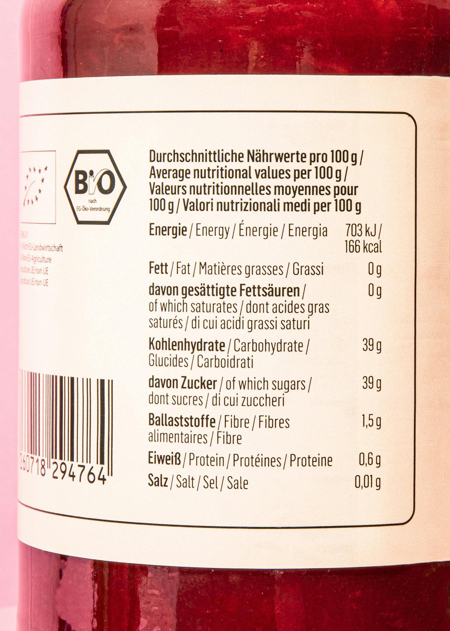 Bio Fruchtaufstrich Erdbeere 460 g