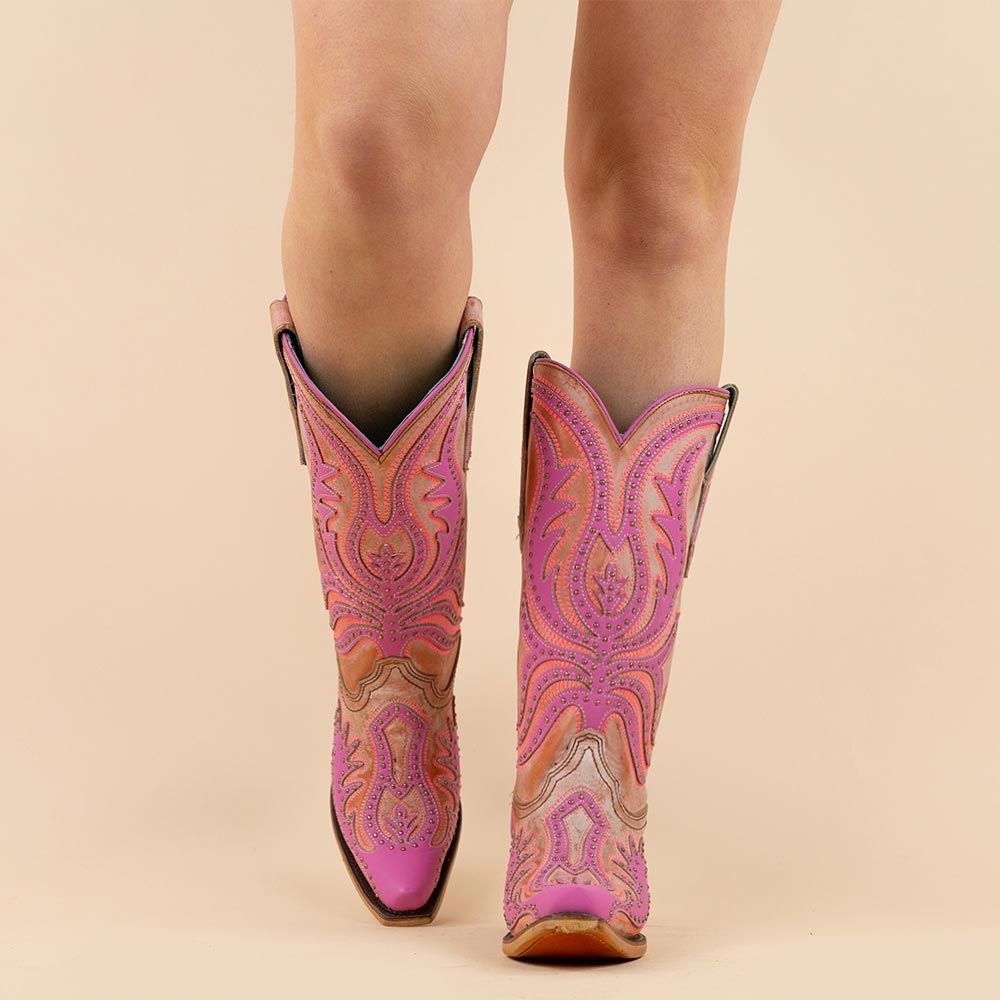 Corral boots C3970 fluor roze