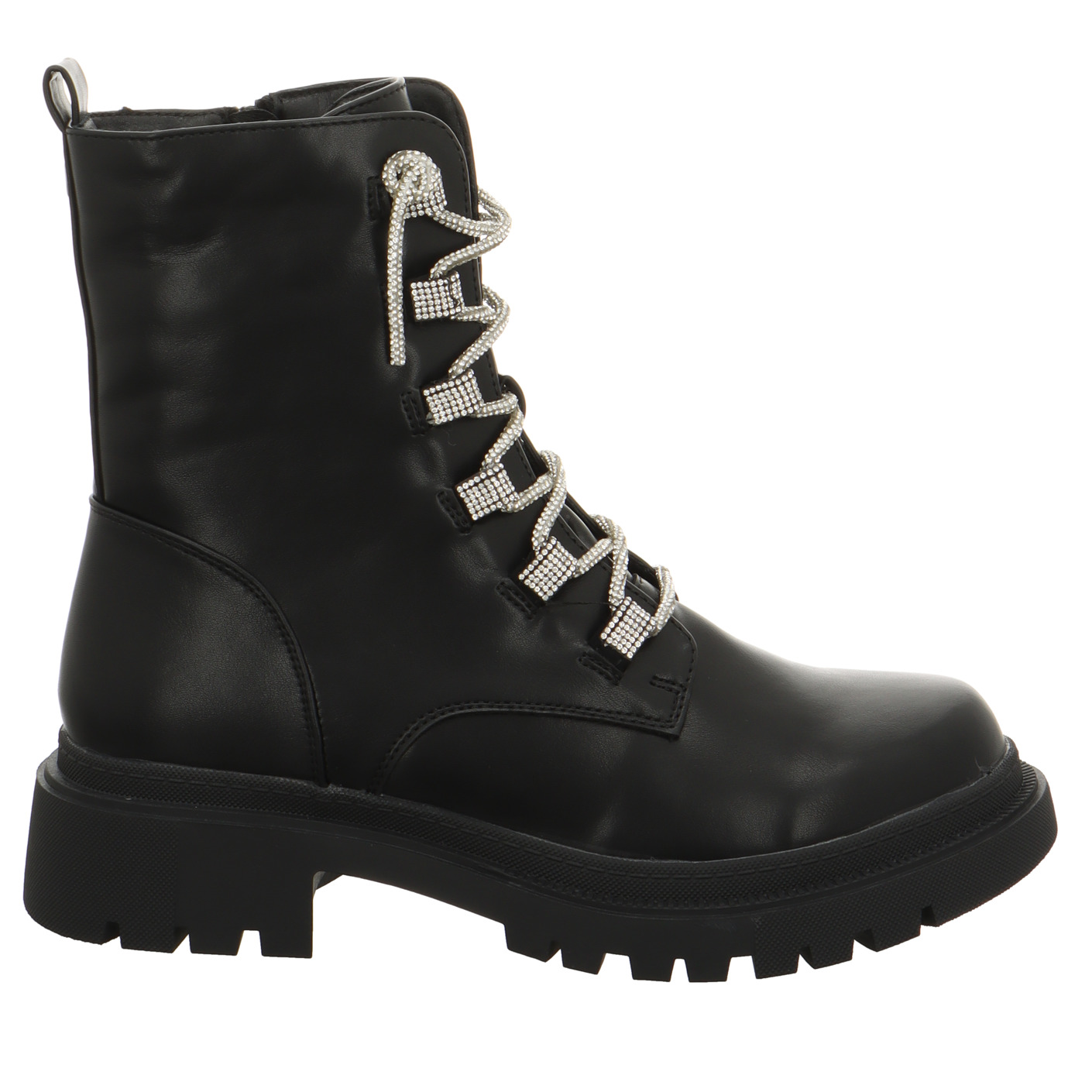 Schnürboots schwarz