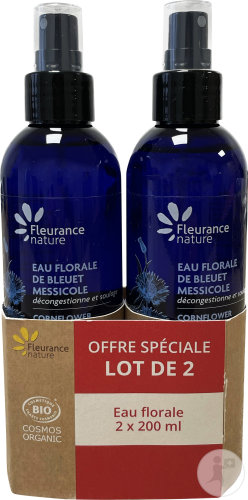Fleurance Nature Eau Florale De Bleuet Flacons 2x200ml