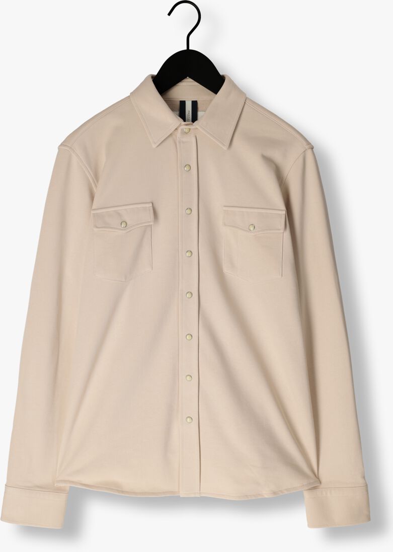 PROFUOMO beige profuomo casual overhemd overshirt wester