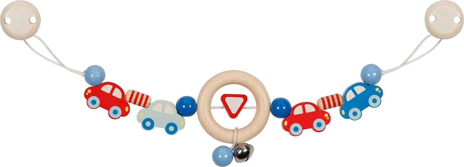 Kinderwagenkette AUTOS aus Holz