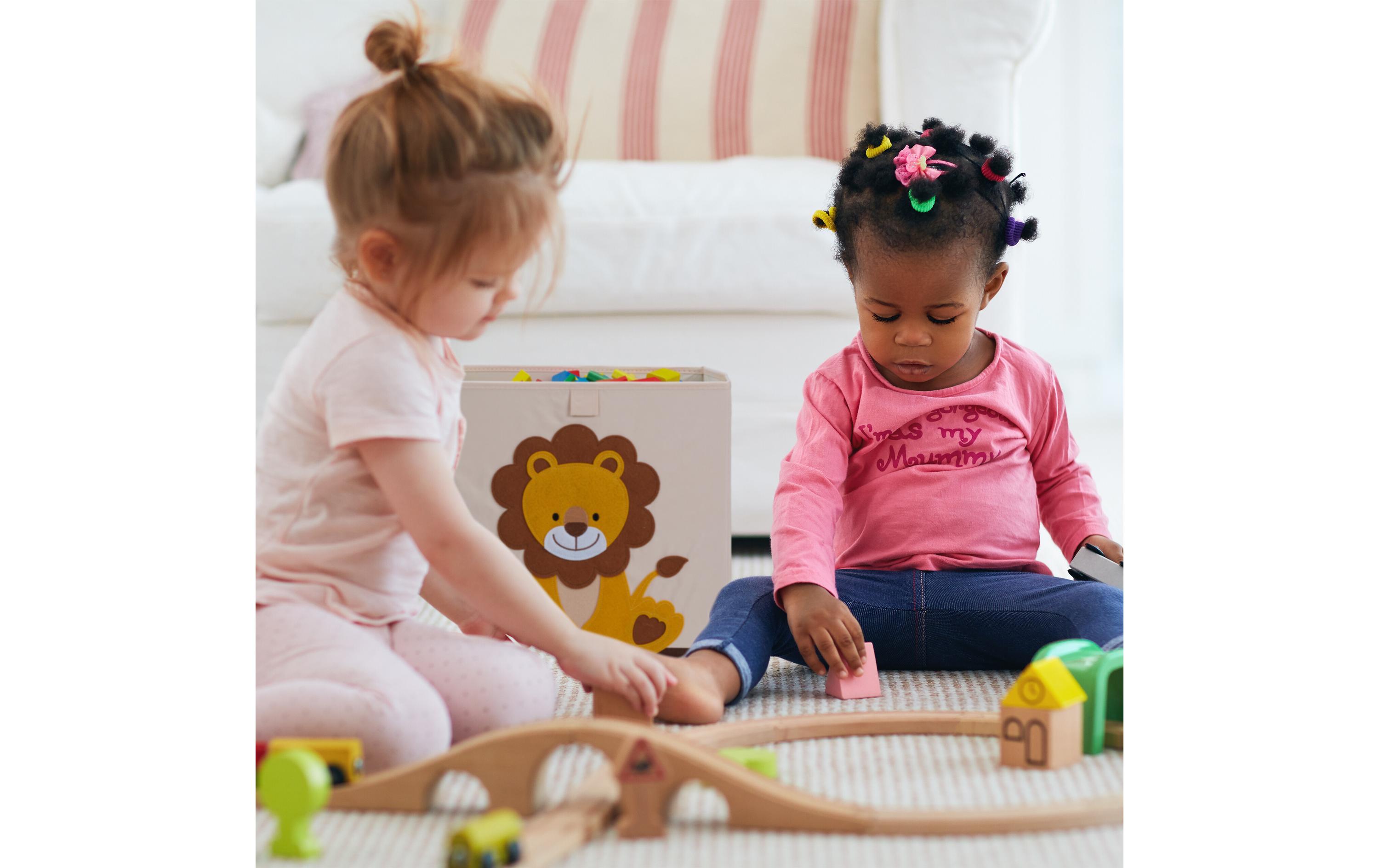 Spielzeugbox LöweFaltbare Aufbewahrungsbox für das Kinderzimmer