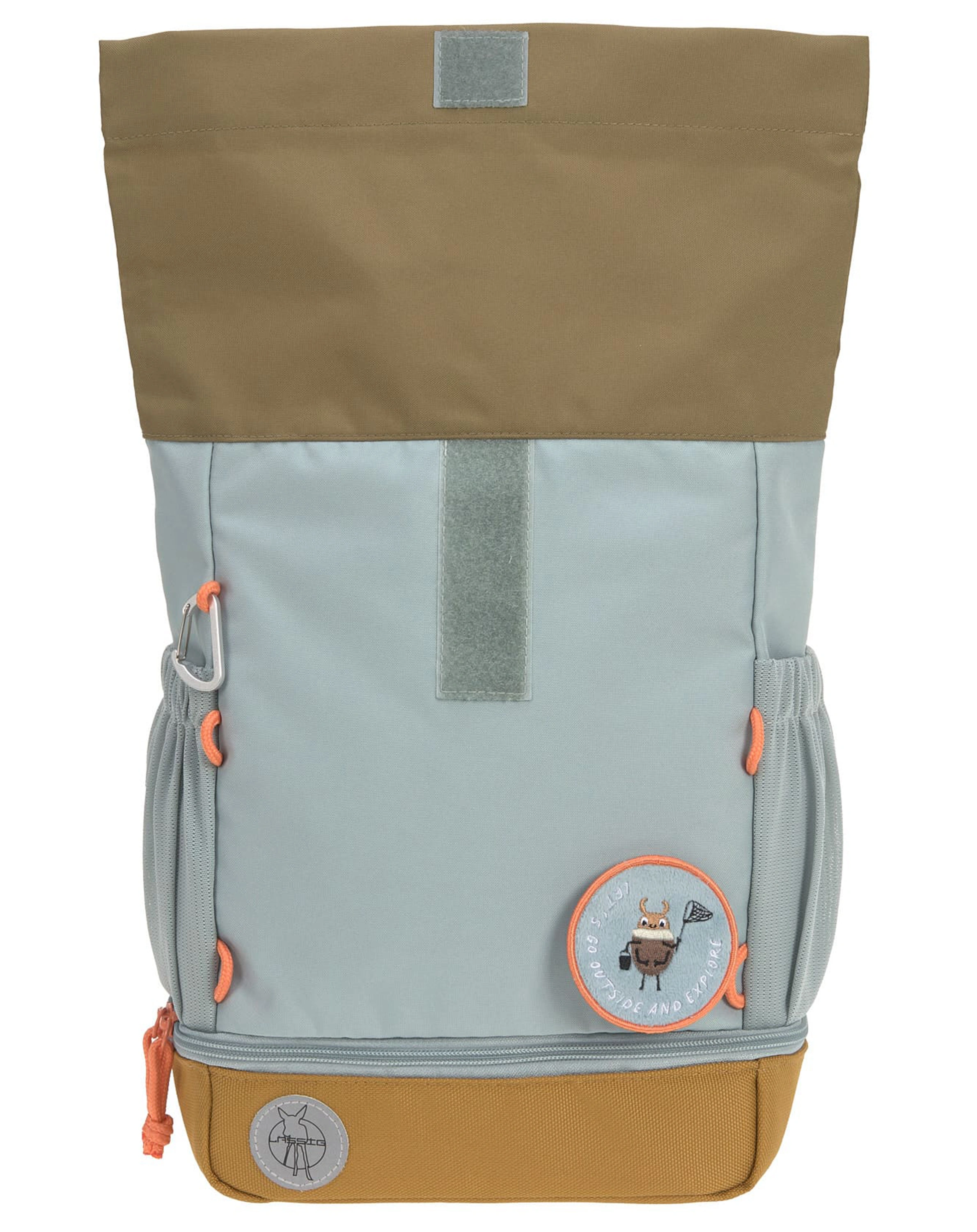 Rolltop-Rucksack NATURE (32,5x23x11) in light blue