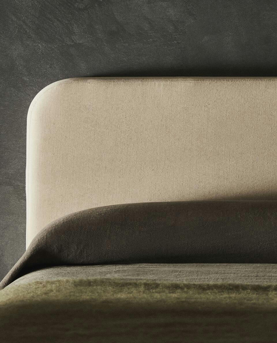 Cabeceira de linho (cama de 90 cm)