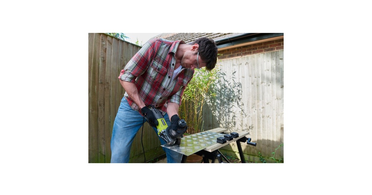 RyobiRAG750-115G haakse slijper  (Groen/zwart)